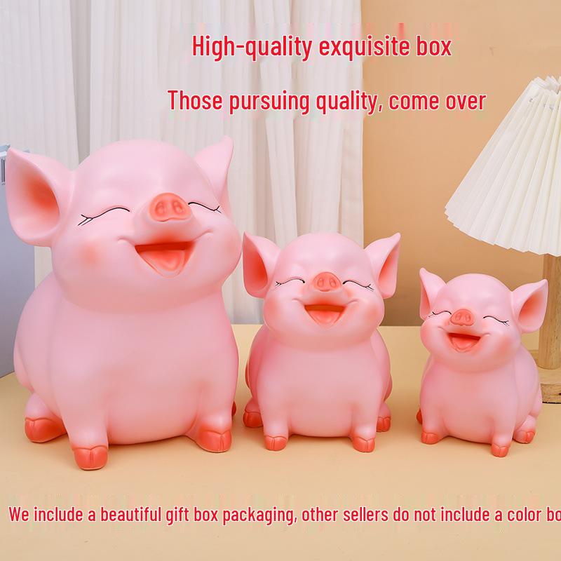 Internet Celebrity Piggy Bank: Cartoon Pig Toy & Gift for Kids, Living Room or Desk Ornament
Internet Celebrity Piggy Bank: Cartoon Pig Toy & Gift for Kids, Living Room or Desk Ornament