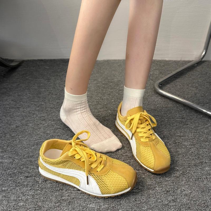 Модная обувь женская 2025 Бренд Женские вулканизированные туфли на шнуровке Модная цветовая гамма Повседневные Новые Сетчатые Удобные Дышащие Кроссовки 40 жёлтый
Модная обувь женская 2025 Бренд Женские вулканизированные туфли на шнуровке Модная цветовая гамма Повседневные Новые Сетчатые Удобные Дышащие Кроссовки 40 жёлтый