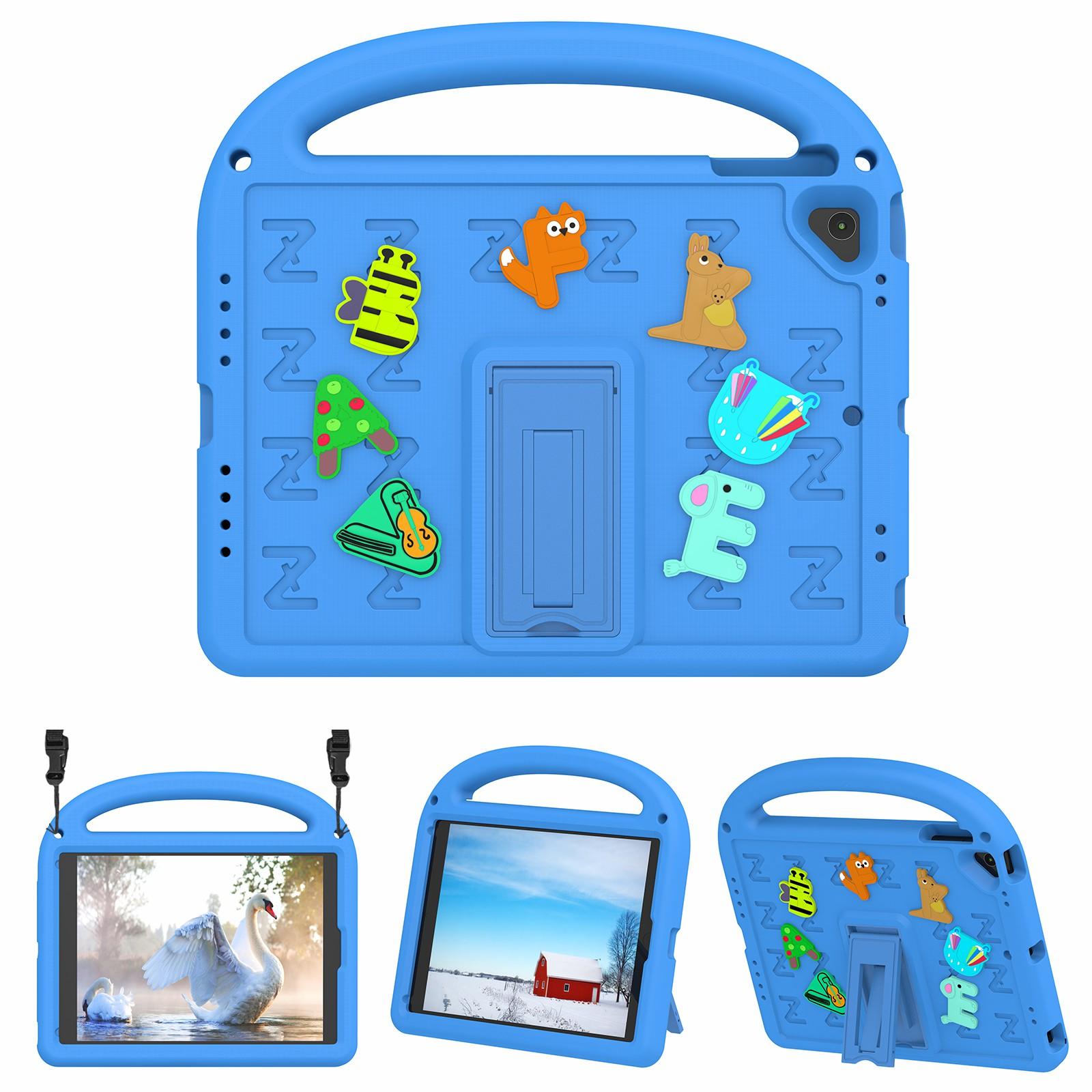 For iPad 9.7-inch (2018)/(2017)/Air (2013)/Air 2 Kickstand Case Cartoon Design Anti-Drop EVA+PC Tablet Cover with Strap for Kids A
For iPad 9.7-inch (2018)/(2017)/Air (2013)/Air 2 Kickstand Case Cartoon Design Anti-Drop EVA+PC Tablet Cover with Strap for Kids A