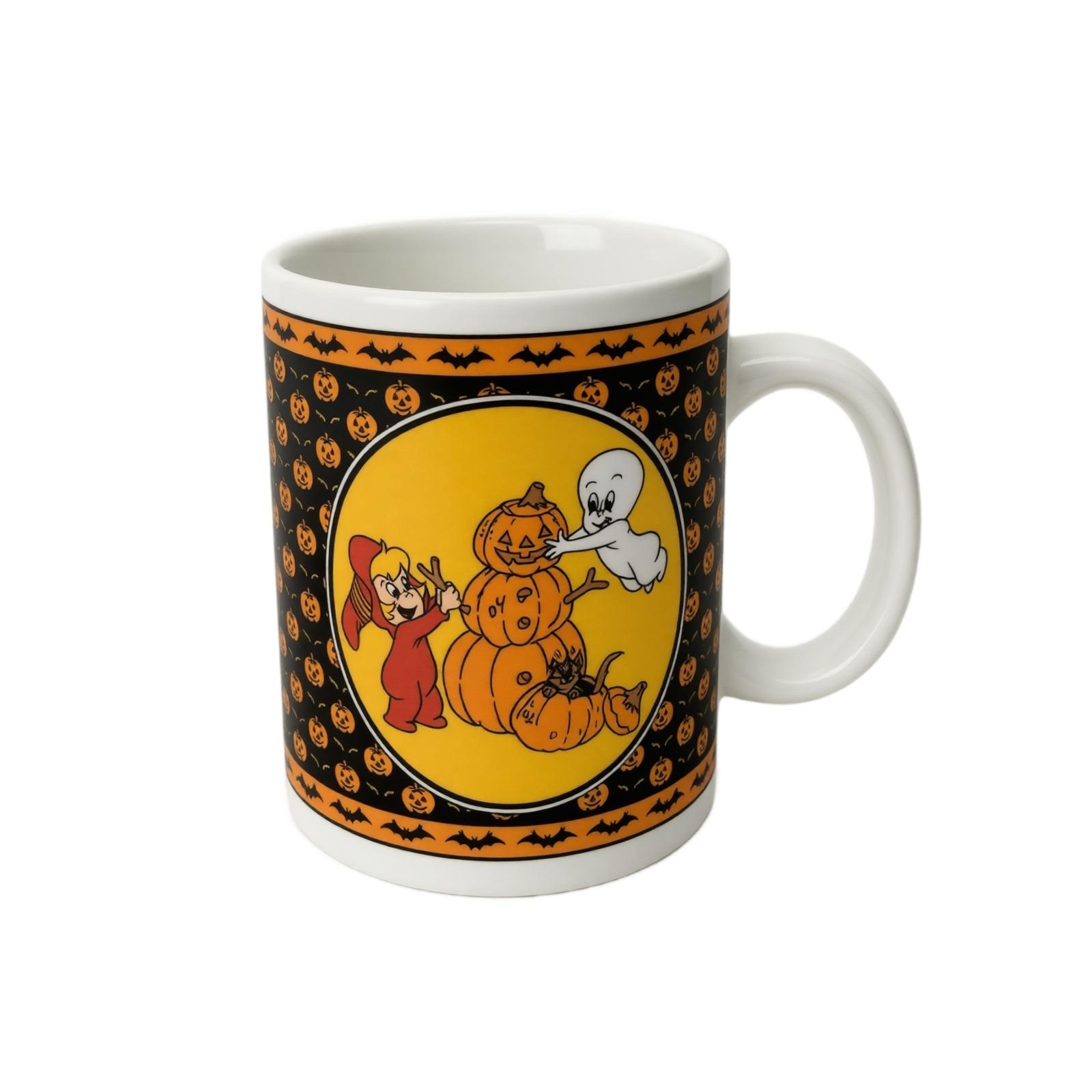 Vintage Halloween Themed Ceramic Coffee Mug Featuring Classic Witch Pumpkin and Friendly Ghost Designs for Seasonal Use One Size
Vintage Halloween Themed Ceramic Coffee Mug Featuring Classic Witch Pumpkin and Friendly Ghost Designs for Seasonal Use One Size