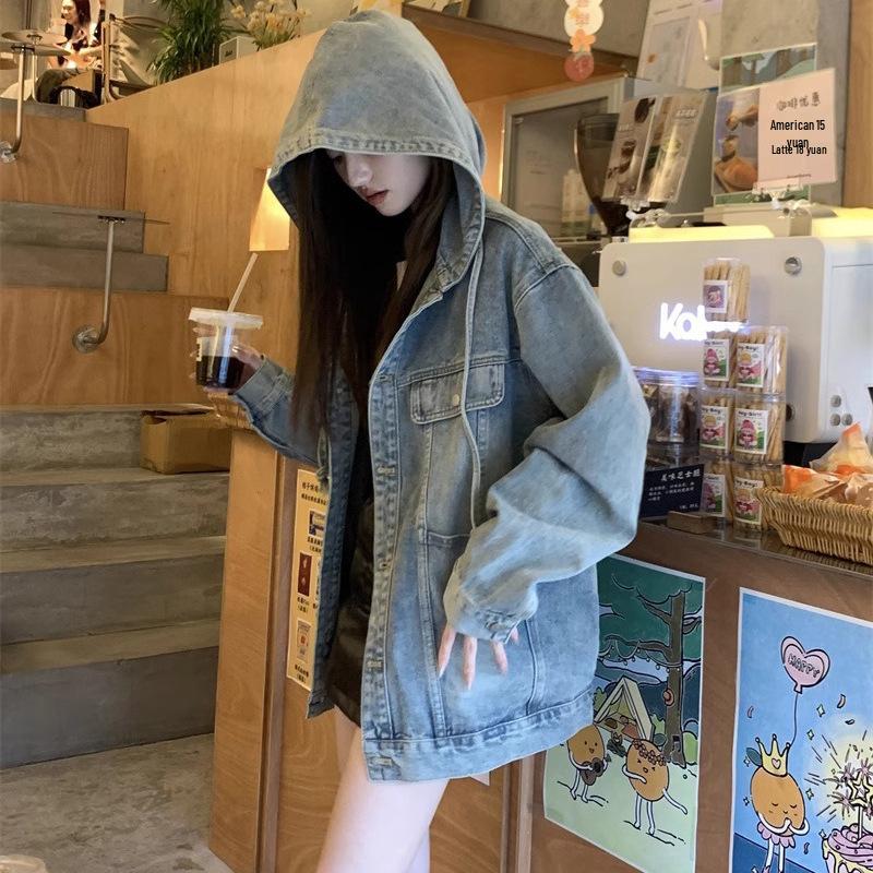 Women s Blue Retro Denim Hooded Jacket - Autumn Slimming, Casual, Petite Fit Small светло-синий
Women s Blue Retro Denim Hooded Jacket - Autumn Slimming, Casual, Petite Fit Small светло-синий