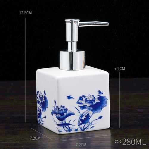 Blue and White Storage Bottle Bathroom Accessories Ceramic Soap Container Wash Table Soap Shampoo Cosmetic Storage Bottle 300ml
Blue and White Storage Bottle Bathroom Accessories Ceramic Soap Container Wash Table Soap Shampoo Cosmetic Storage Bottle 300ml