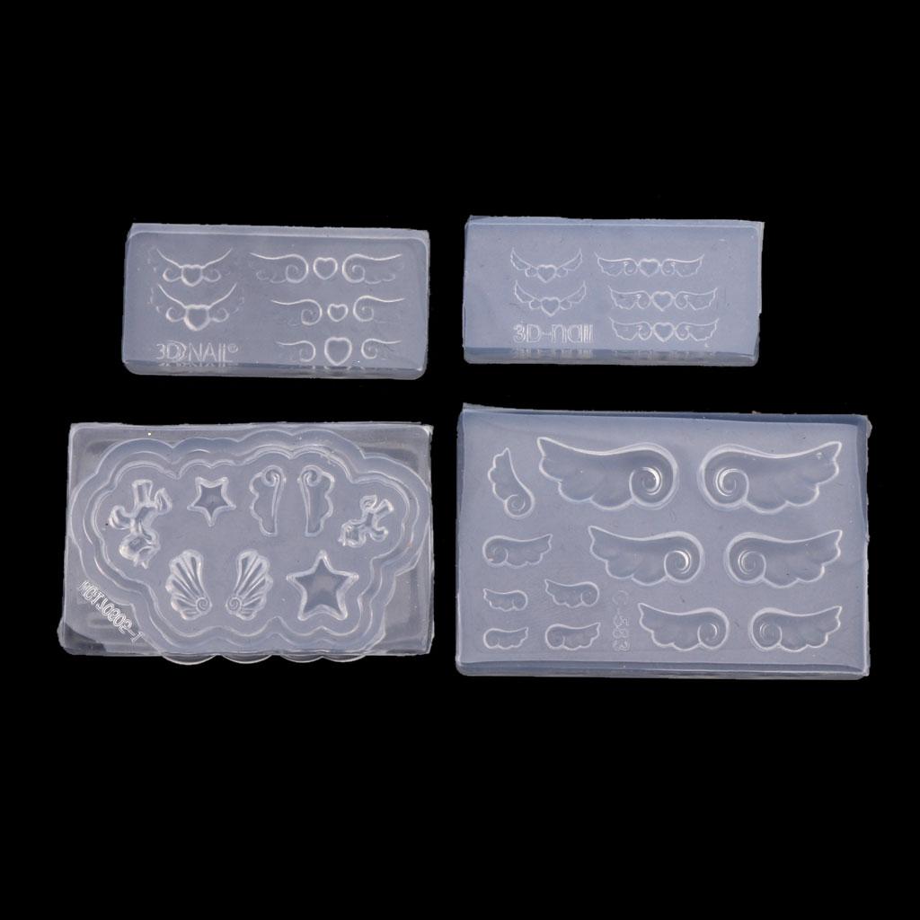 4 шт. силиконовые формы для дизайна ногтей в виде крыльев ангела для самостоятельного украшения ногтей, шаблоны форм для резьбы по ногтям, инструмент Maincure
4 шт. силиконовые формы для дизайна ногтей в виде крыльев ангела для самостоятельного украшения ногтей, шаблоны форм для резьбы по ногтям, инструмент Maincure