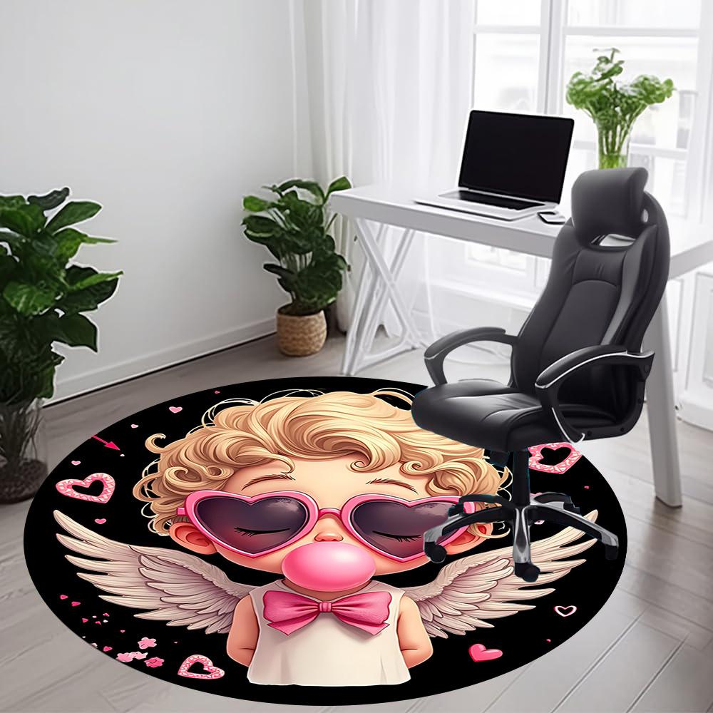 1pc Angel Wings Office Round Area Rug, Indoor Mat Suitable ForOffice, Under Office Chairs Bedroom Living Room Home Decor, Room Decot215 80cm by 80cm
1pc Angel Wings Office Round Area Rug, Indoor Mat Suitable ForOffice, Under Office Chairs Bedroom Living Room Home Decor, Room Decot215 80cm by 80cm