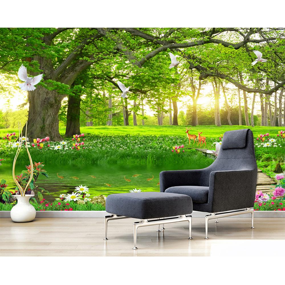 Wallpaper Green Big Tree Forest Wallpaper Natural Landscape Large Wallpaper Modern Bedroom Living Room Wall Mural 200 cm(W) x 140 cm(H)
Wallpaper Green Big Tree Forest Wallpaper Natural Landscape Large Wallpaper Modern Bedroom Living Room Wall Mural 200 cm(W) x 140 cm(H)
