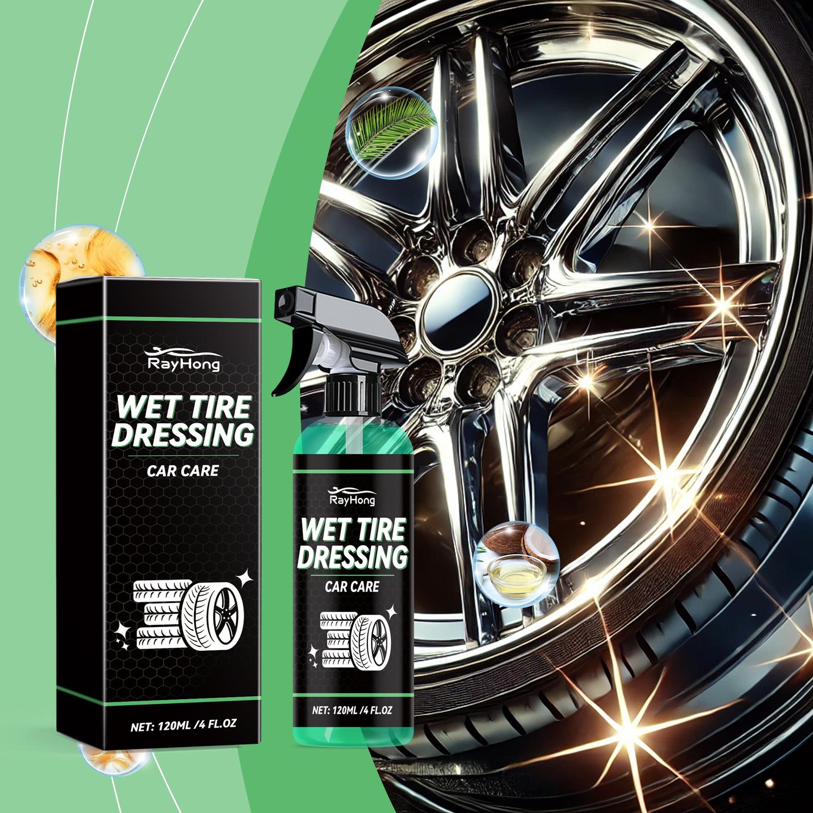 RAYHONG Tire Shine, Tire Dressing, Water Based, Enhance Deep Black Shine, UV Protection, Long Lasting, Won t Leak/Sling - Rubber, Vinyl, Plastic 120ml
RAYHONG Tire Shine, Tire Dressing, Water Based, Enhance Deep Black Shine, UV Protection, Long Lasting, Won t Leak/Sling - Rubber, Vinyl, Plastic 120ml