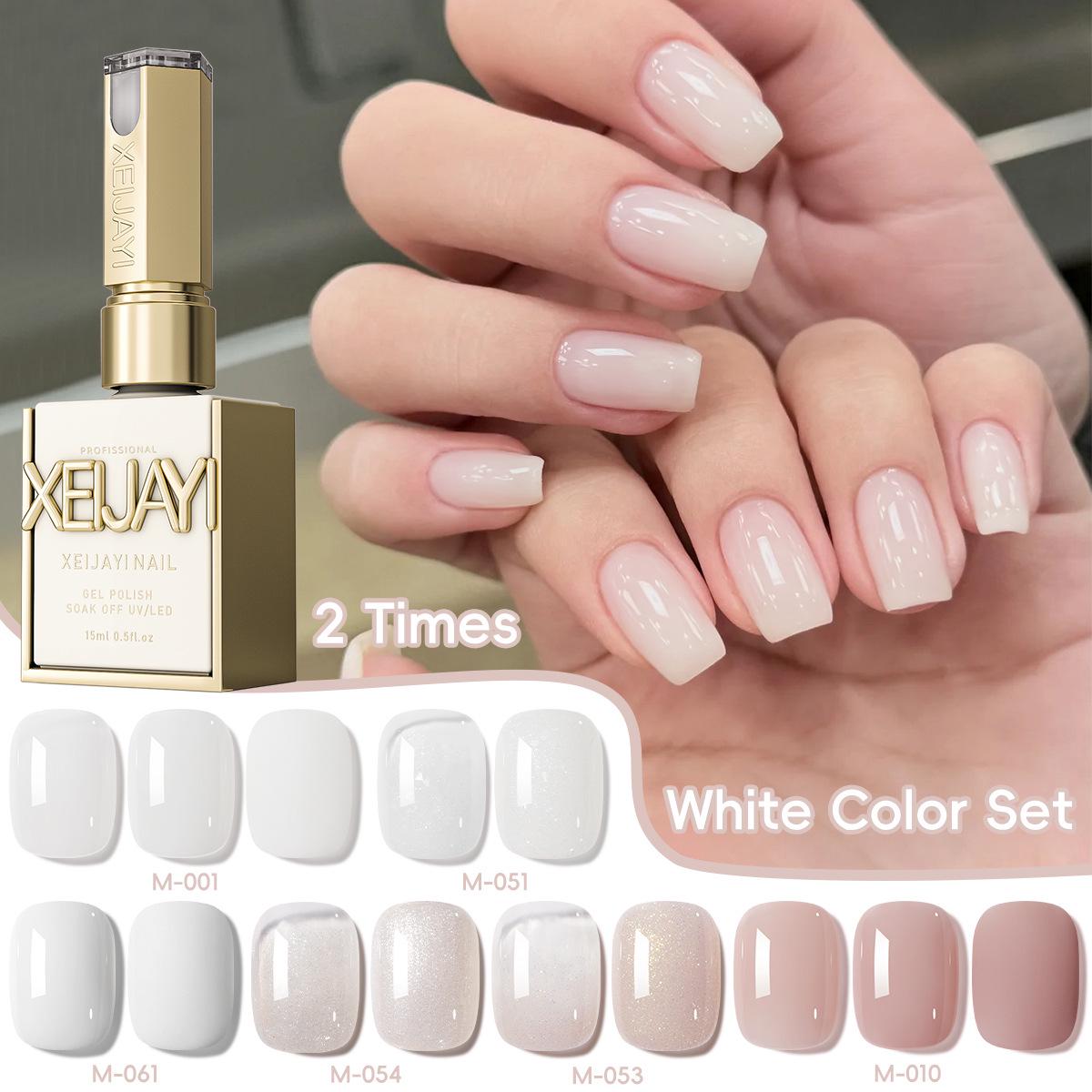 Egg Translucent Milky White Gel Polish - 2025 New Pure White Jelly Jade Light Therapy Gel
Egg Translucent Milky White Gel Polish - 2025 New Pure White Jelly Jade Light Therapy Gel