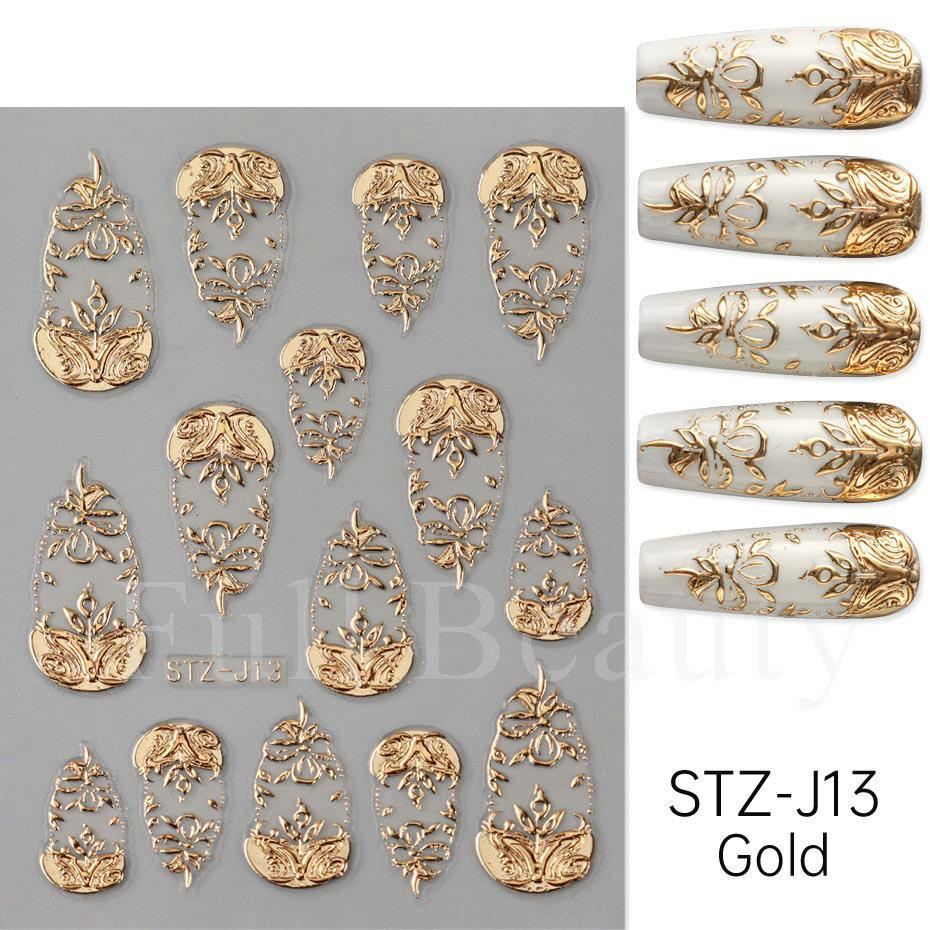 Nail Art Stickers Floral Pattern Metallic Nail Decals Set for Manicure Nail Decoration Nail Wraps Design Accessories One Size
Nail Art Stickers Floral Pattern Metallic Nail Decals Set for Manicure Nail Decoration Nail Wraps Design Accessories One Size
