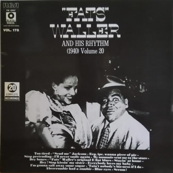 LP Record FATS WALLER & HIS RHYTHM - Complete Recordings Volume 20 (1940 PM42037 RCA France Jazz Used
LP Record FATS WALLER & HIS RHYTHM - Complete Recordings Volume 20 (1940 PM42037 RCA France Jazz Used