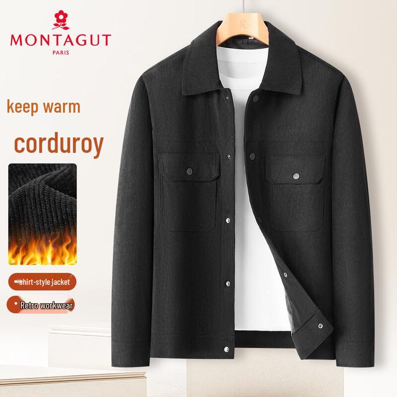 MONTAGUT Men s Corduroy Shirt-Style Jacket XL
MONTAGUT Men s Corduroy Shirt-Style Jacket XL