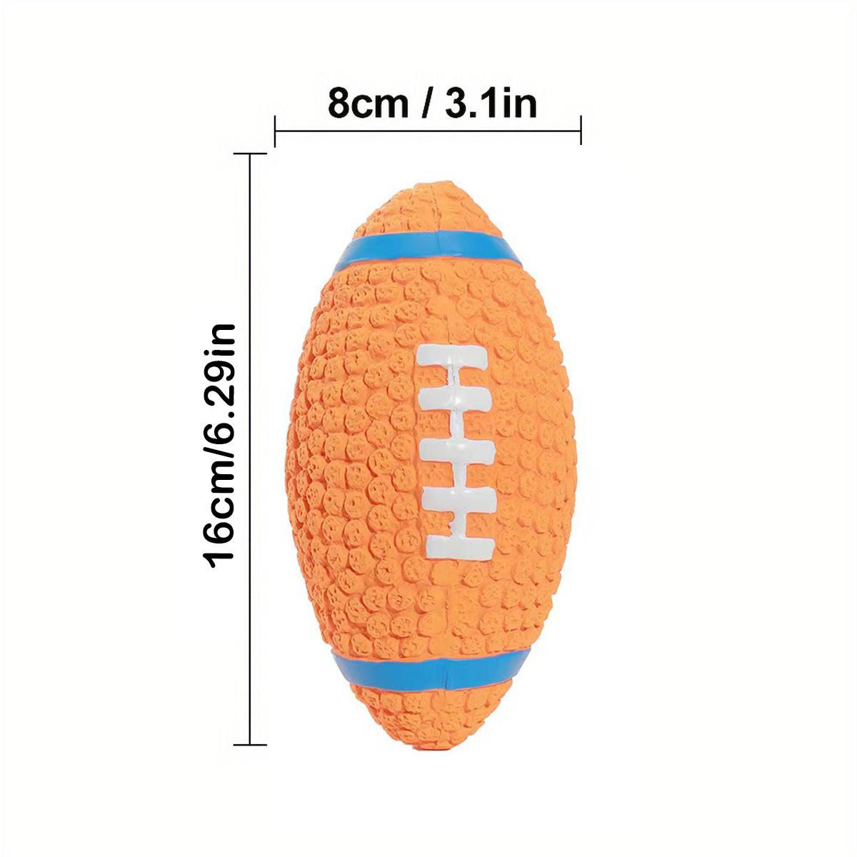 Squeaky Dog Rugby Ball Toy, Interactive Chew and Fetch Toy for Dogs 16×8cm помаранчевий
Squeaky Dog Rugby Ball Toy, Interactive Chew and Fetch Toy for Dogs 16×8cm помаранчевий