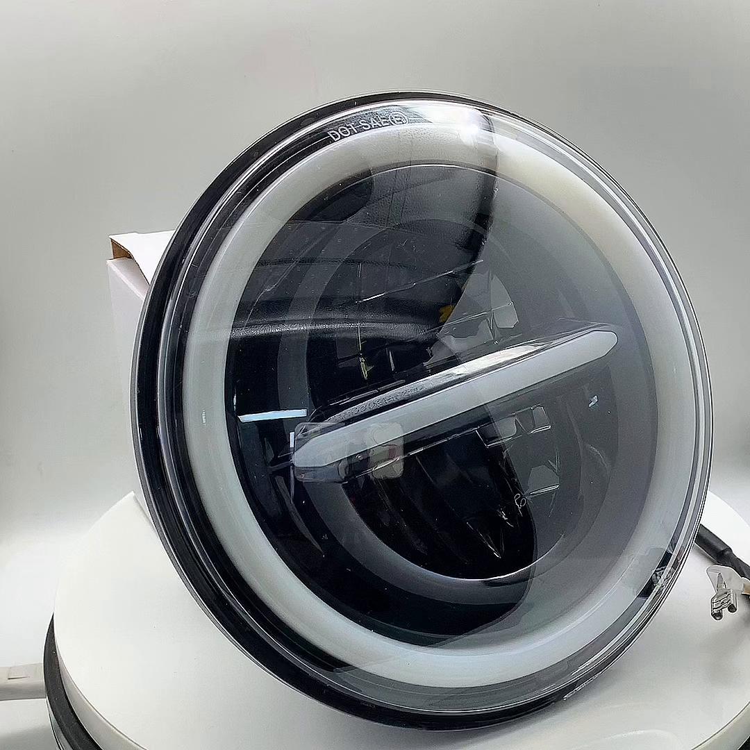 7-дюймовый круглый светодиодный налобный фонарь, автоматические фары для мотоцикла, угловые фары с поворотником DRL, светодиодные фары 1 piece 
7-дюймовый круглый светодиодный налобный фонарь, автоматические фары для мотоцикла, угловые фары с поворотником DRL, светодиодные фары 1 piece