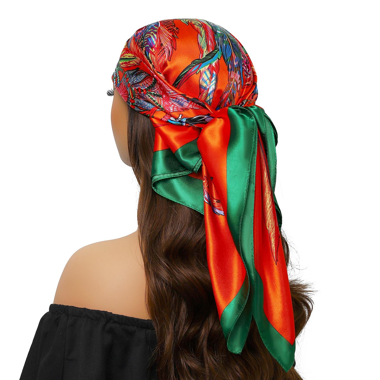 90Cm Silk Satin Hijab Square Scarf Women Luxury Print Elegant Hair Hand Bag Foulard Shawl Wraps Neck Tie Headkerchief Bandana
90Cm Silk Satin Hijab Square Scarf Women Luxury Print Elegant Hair Hand Bag Foulard Shawl Wraps Neck Tie Headkerchief Bandana