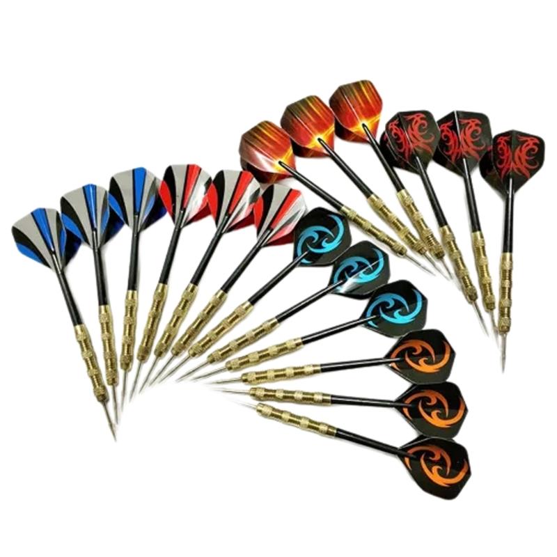 18Pcs Steel Tip Dart Set Professional Steel Tipped Dart with Aluminium Shafts Dart Flight Metal Tip Dart Enduring
18Pcs Steel Tip Dart Set Professional Steel Tipped Dart with Aluminium Shafts Dart Flight Metal Tip Dart Enduring