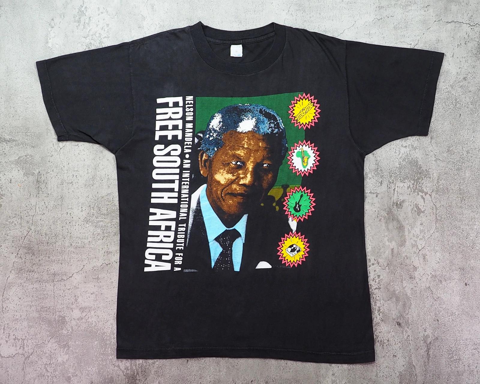 Vintage 1990 Nelson Mandela Tribute For South Africa Shirt Size XL L
Vintage 1990 Nelson Mandela Tribute For South Africa Shirt Size XL L
