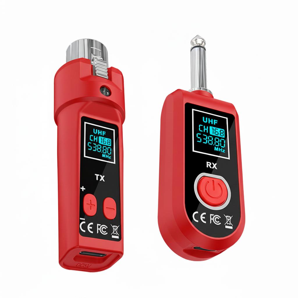 UHF Wireless Converter Dynamic Condenser Universal Recharge XLR Transmitter and Receiver for Mic Audio Mixer Guitar k100red
UHF Wireless Converter Dynamic Condenser Universal Recharge XLR Transmitter and Receiver for Mic Audio Mixer Guitar k100red
