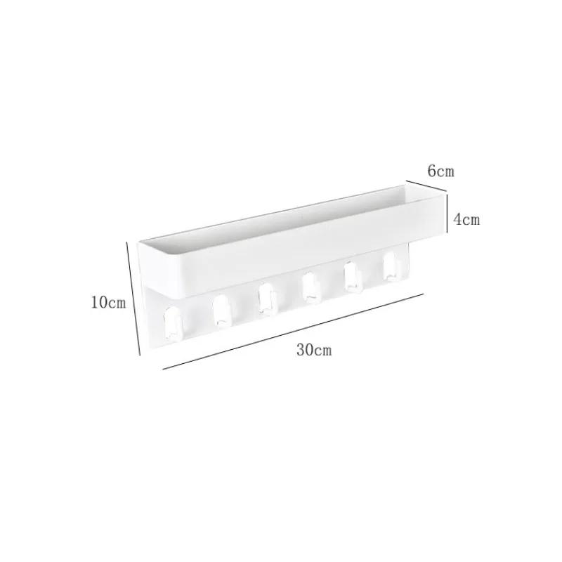 Настенная стойка для хранения ключей Прихожая Спальня Ванная комната Не нужно сверлить отверстия Клейкая полка-крючок для задней части двери белый
Настенная стойка для хранения ключей Прихожая Спальня Ванная комната Не нужно сверлить отверстия Клейкая полка-крючок для задней части двери белый