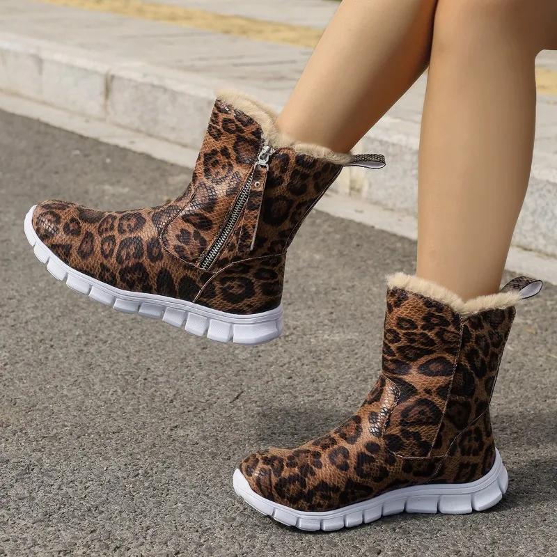 Мода Зима Новые Туфли на плоской подошве Женская мода Круглый носок Боковая молния Змеиный принт Мягкая подошва Противоскользящие Износостойкие Короткие ботинки 36
Мода Зима Новые Туфли на плоской подошве Женская мода Круглый носок Боковая молния Змеиный принт Мягкая подошва Противоскользящие Износостойкие Короткие ботинки 36