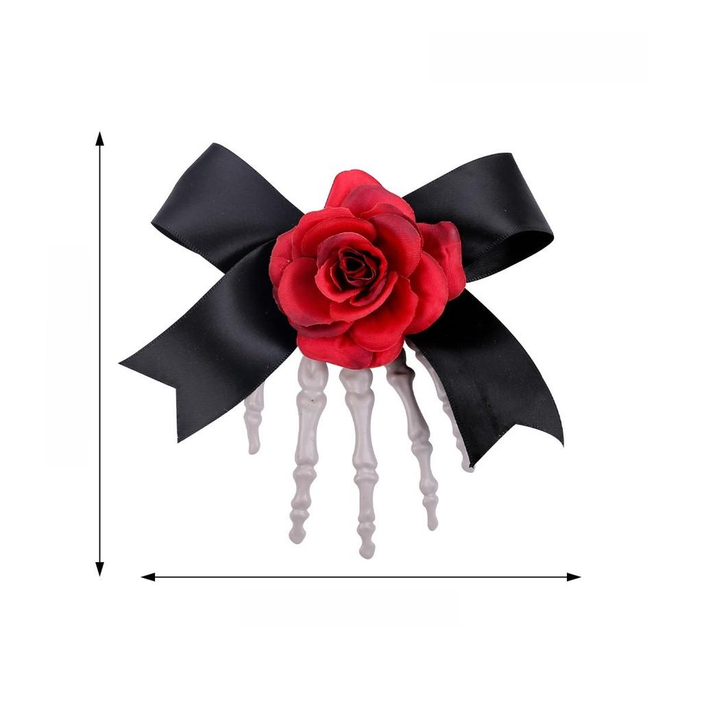 Halloween Skeleton Hand Rose Hair Clip With Black Or Red Roses For Costume Party Decor червоний
Halloween Skeleton Hand Rose Hair Clip With Black Or Red Roses For Costume Party Decor червоний