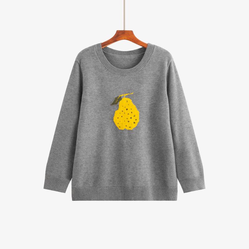 Plus Size Women s Jacquard Pear Sweater - Loose Long Sleeve Casual Knitwear Top 2025 Winter. XL (120-160 jin) серый
Plus Size Women s Jacquard Pear Sweater - Loose Long Sleeve Casual Knitwear Top 2025 Winter. XL (120-160 jin) серый