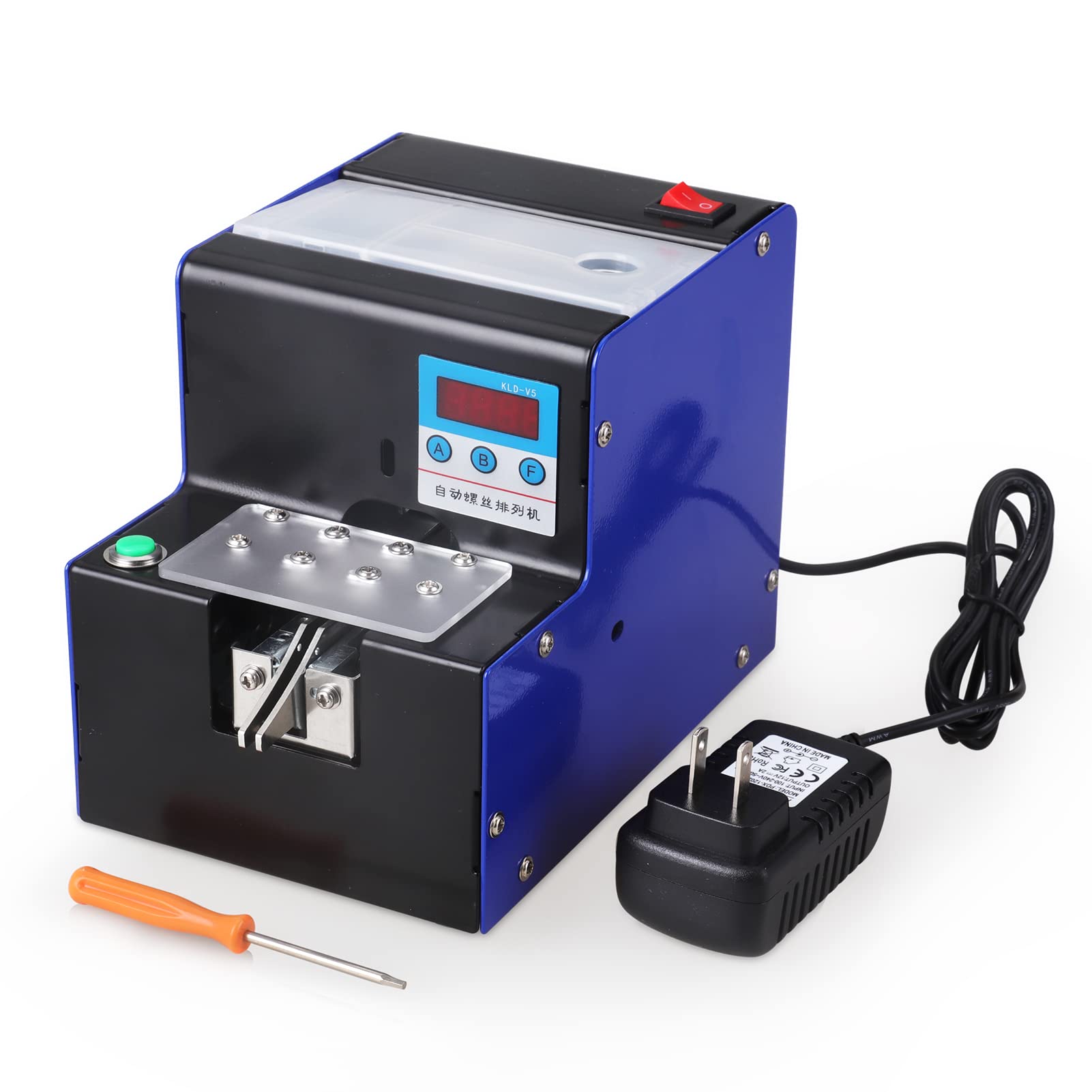 JTVTW Automatic Screw Screw Screw Adjustable Rail Counting Digital Compatible with to 100V to 240V Counter, Counter, Feeder, Width, Function, Display,
JTVTW Automatic Screw Screw Screw Adjustable Rail Counting Digital Compatible with to 100V to 240V Counter, Counter, Feeder, Width, Function, Display,