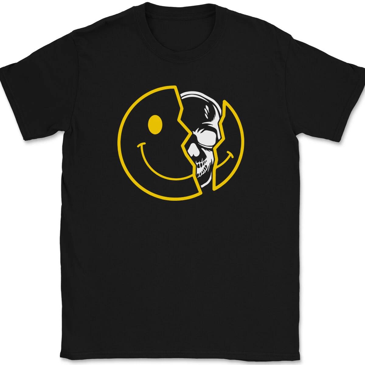 Happy Skull T-Shirt Tee Funny Skeleton Halloween Gift XL
Happy Skull T-Shirt Tee Funny Skeleton Halloween Gift XL