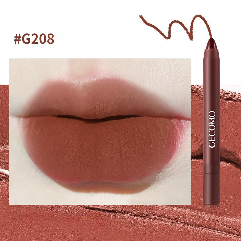 Бархатная матовая двусторонняя ручка для губной помады, легко размазывается, водонепроницаемая, развивает цвет, стойкая, не легко испачканная женская помада
Бархатная матовая двусторонняя ручка для губной помады, легко размазывается, водонепроницаемая, развивает цвет, стойкая, не легко испачканная женская помада
