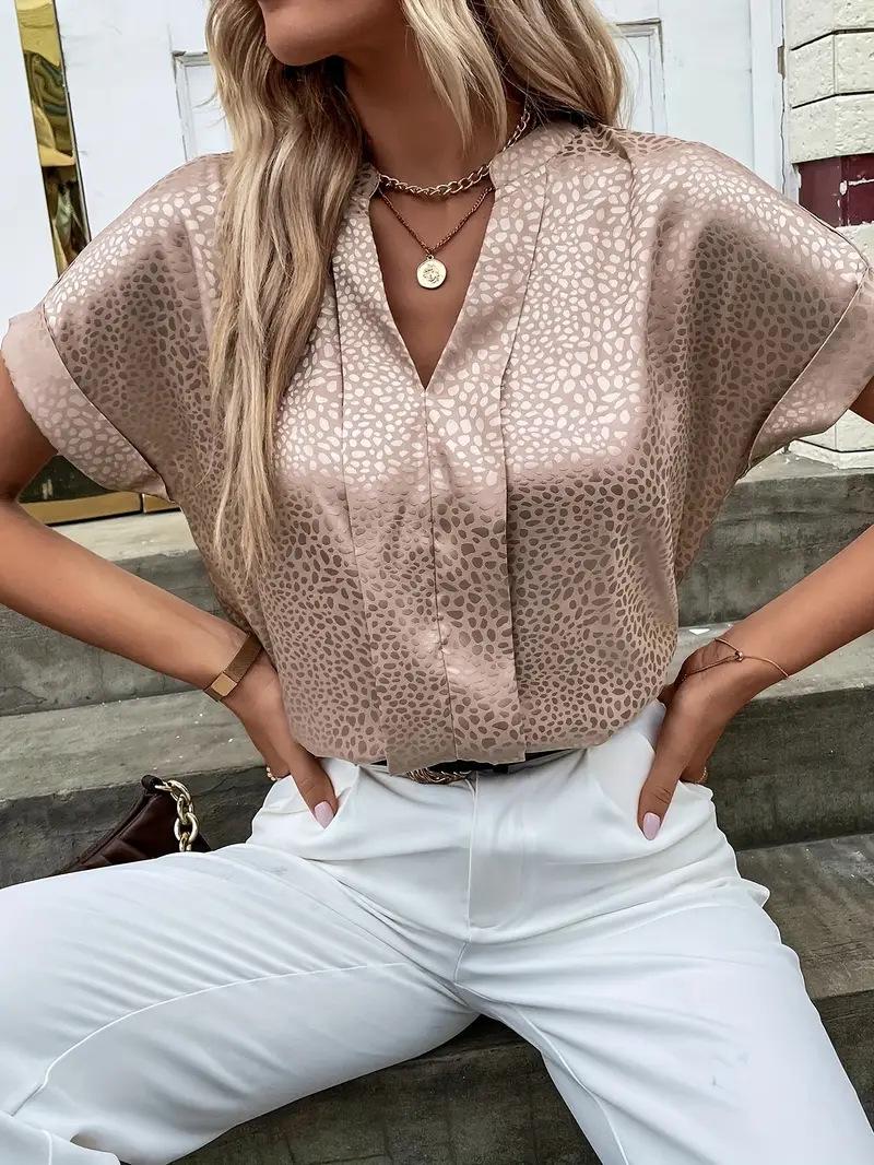 В наличии Летняя элегантная женская жаккардовая рубашка-пуловер свободного кроя с V-образным вырезом L розовый
В наличии Летняя элегантная женская жаккардовая рубашка-пуловер свободного кроя с V-образным вырезом L розовый