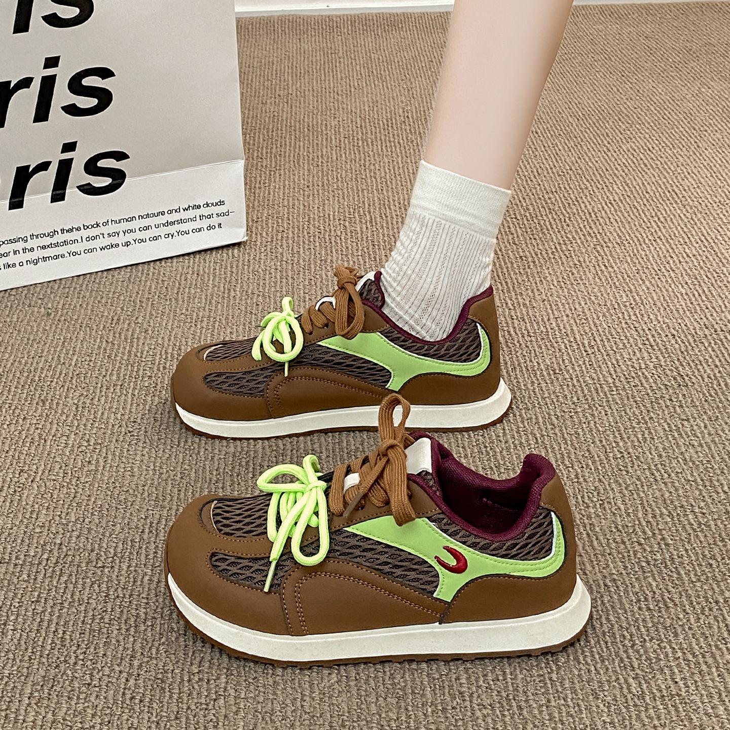 Sneakers women s 2025 new summer breathable mesh round head ugly cute dad shoes light and not tired casual shoes 40
Sneakers women s 2025 new summer breathable mesh round head ugly cute dad shoes light and not tired casual shoes 40