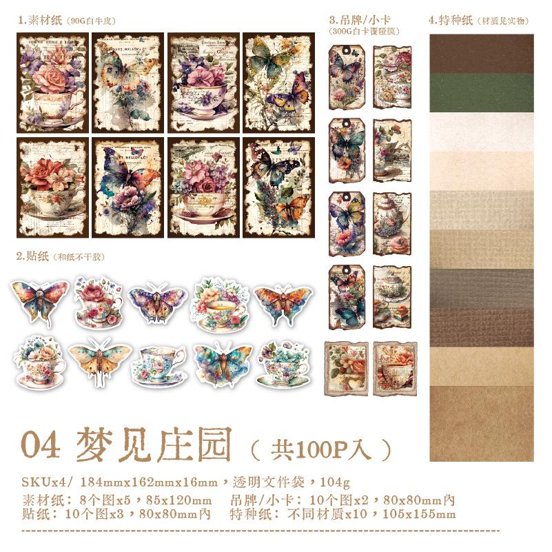 100pcs Vintage steam era material package ledger material decorative collage base sticker hand made Collage material
100pcs Vintage steam era material package ledger material decorative collage base sticker hand made Collage material