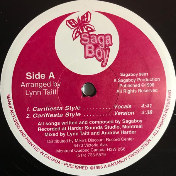 12-дюймовая пластинка SAGABOY - Стиль Carifiesta SAGABOY9601 Sagaboy 1996 Канада Фолк Б/У
12-дюймовая пластинка SAGABOY - Стиль Carifiesta SAGABOY9601 Sagaboy 1996 Канада Фолк Б/У