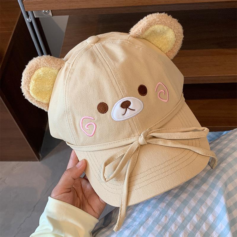 Cute bow bear baseball cap female spring summer 2025 Japanese cartoon hat showing face small cap one size
Cute bow bear baseball cap female spring summer 2025 Japanese cartoon hat showing face small cap one size