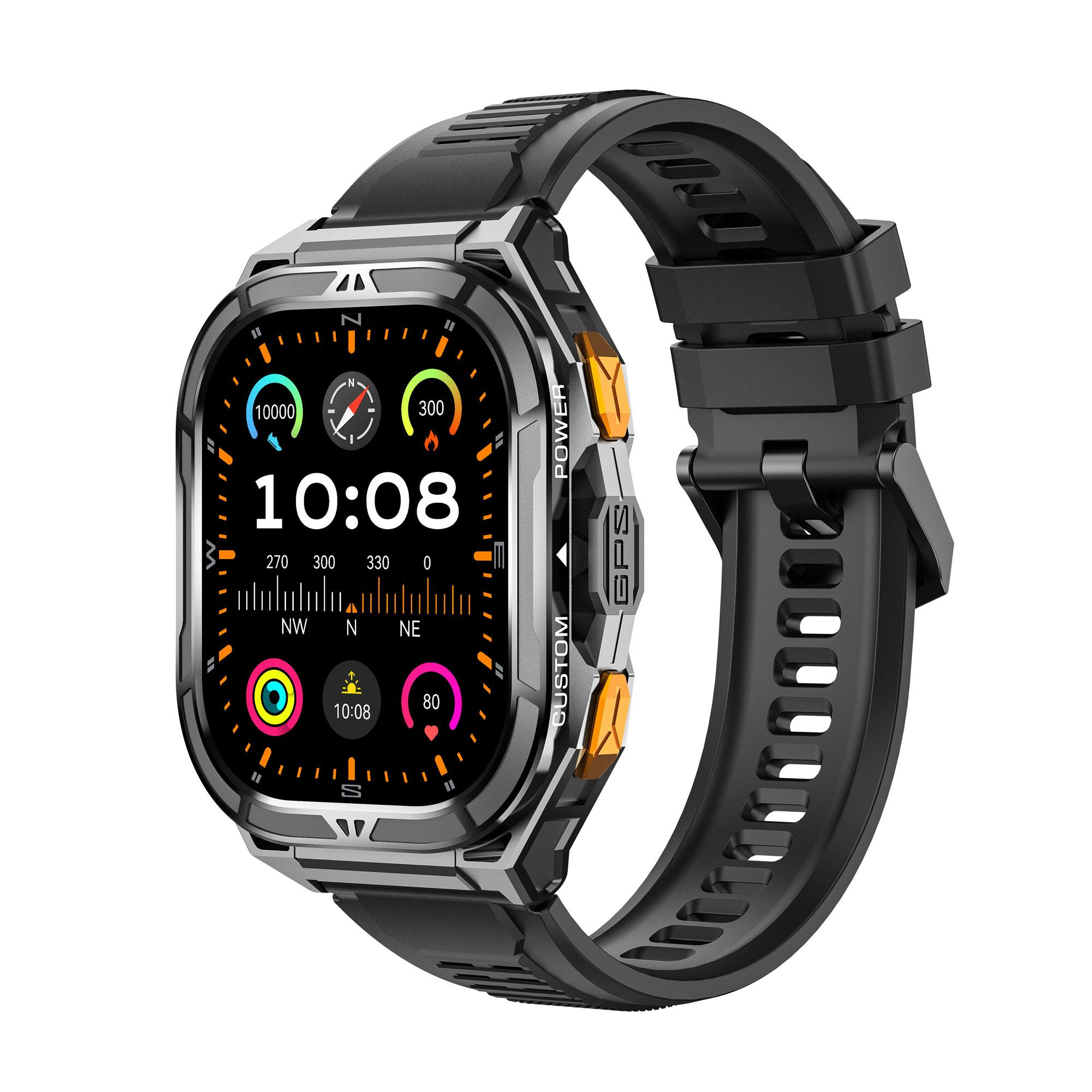 X5 GPS Sports Watch 1.96 Inch AMOLED Screen Heart Rate Monitor 5 ATM Waterproof Smart Watch Black
X5 GPS Sports Watch 1.96 Inch AMOLED Screen Heart Rate Monitor 5 ATM Waterproof Smart Watch Black