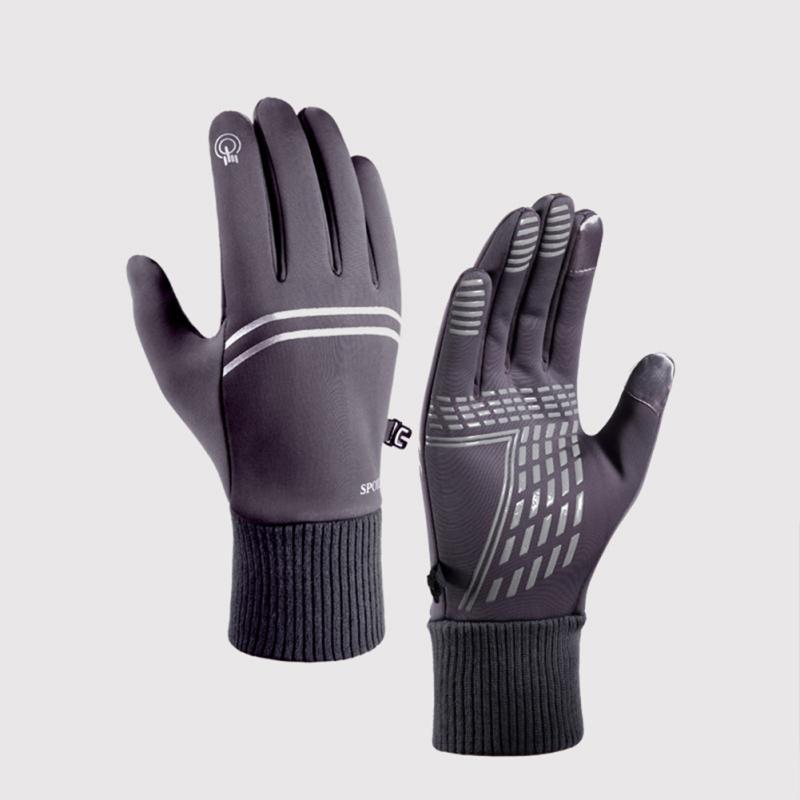 1 пара водонепроникних теплих рукавичок Нековзкі рукавички з сенсорним екраном для піших прогулянок на велосипеді сірий
1 пара водонепроникних теплих рукавичок Нековзкі рукавички з сенсорним екраном для піших прогулянок на велосипеді сірий