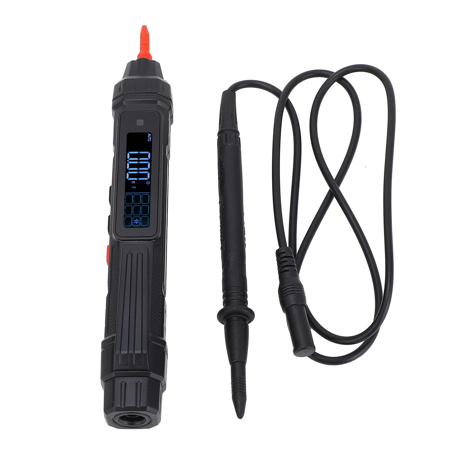 Pen Type Multimeter AC DC Voltage Resistor Capacitor Frequency Continuity Diode Tester Color Screen
Pen Type Multimeter AC DC Voltage Resistor Capacitor Frequency Continuity Diode Tester Color Screen