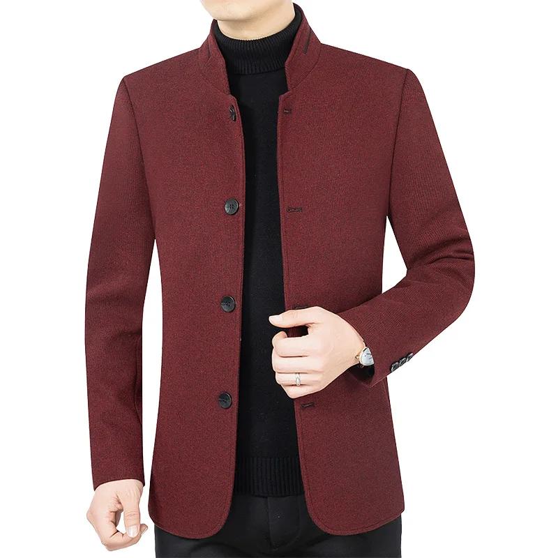 Men Business Casual Woolen Blazers Jackets Male Autumn Slim Fit Blazers Suits Coats Woolen Blends Mens Clothing XS колір темно кави
Men Business Casual Woolen Blazers Jackets Male Autumn Slim Fit Blazers Suits Coats Woolen Blends Mens Clothing XS колір темно кави