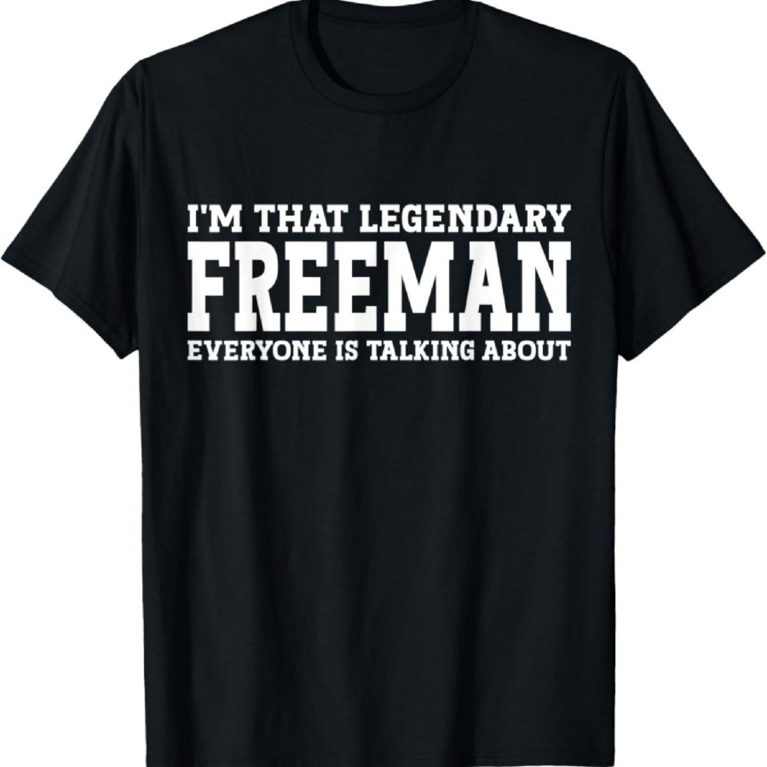 Freeman Surname Funny Team Family Last Name Freeman T-Shirt XXXXXL
Freeman Surname Funny Team Family Last Name Freeman T-Shirt XXXXXL