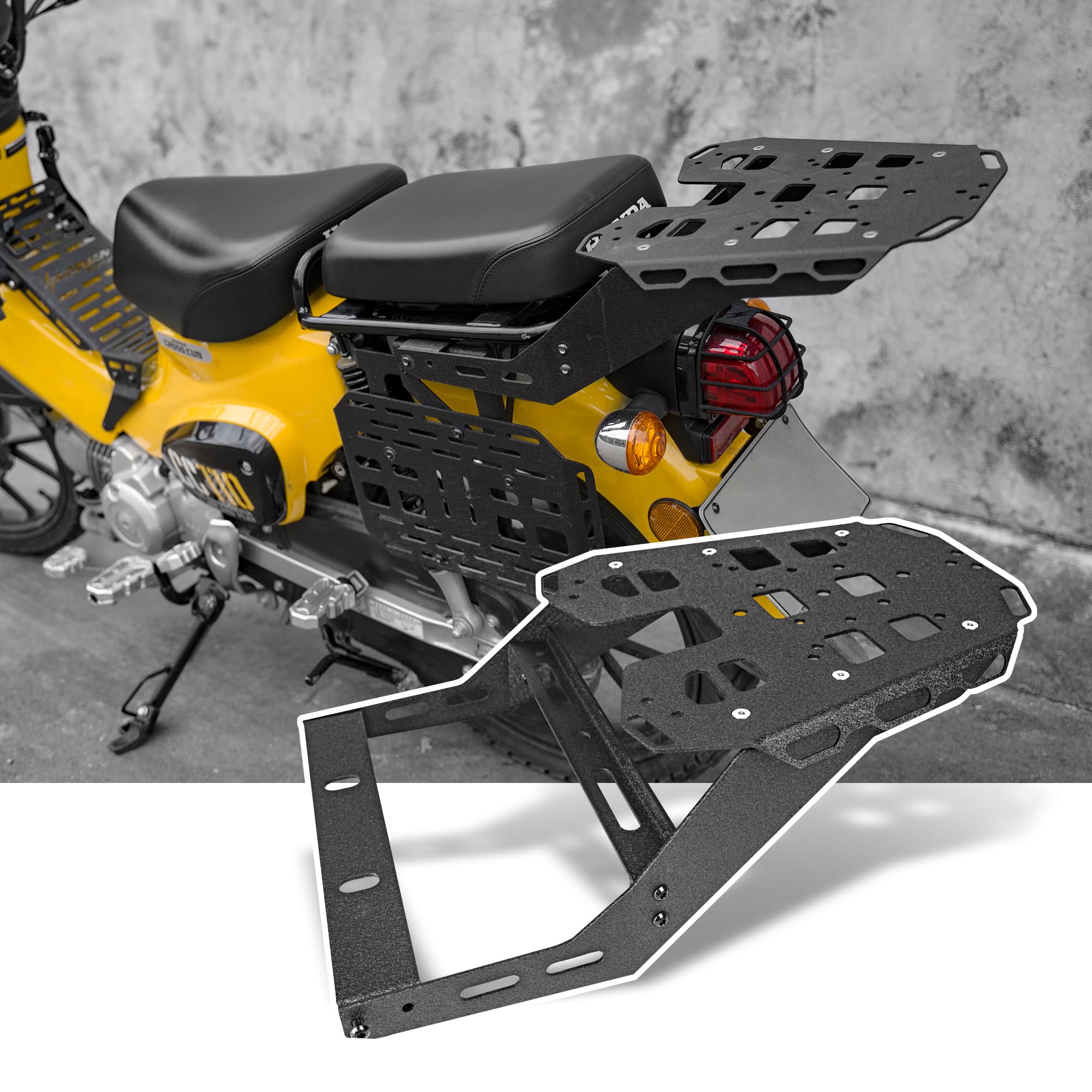 Задний багажник для Fogocorss CC110 Cross Cub 110 Плоский удлинитель багажника для JA60 Металлический задний багажник для увеличения грузоподъемности
Задний багажник для Fogocorss CC110 Cross Cub 110 Плоский удлинитель багажника для JA60 Металлический задний багажник для увеличения грузоподъемности