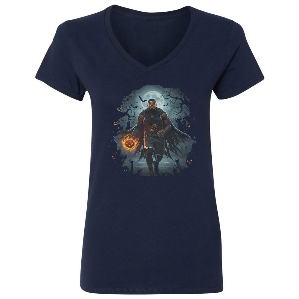 Scary Caped GOAT 23 - Halloween James Inspired Ladies V-Neck Tshirt Unisex T-Shirt S
Scary Caped GOAT 23 - Halloween James Inspired Ladies V-Neck Tshirt Unisex T-Shirt S