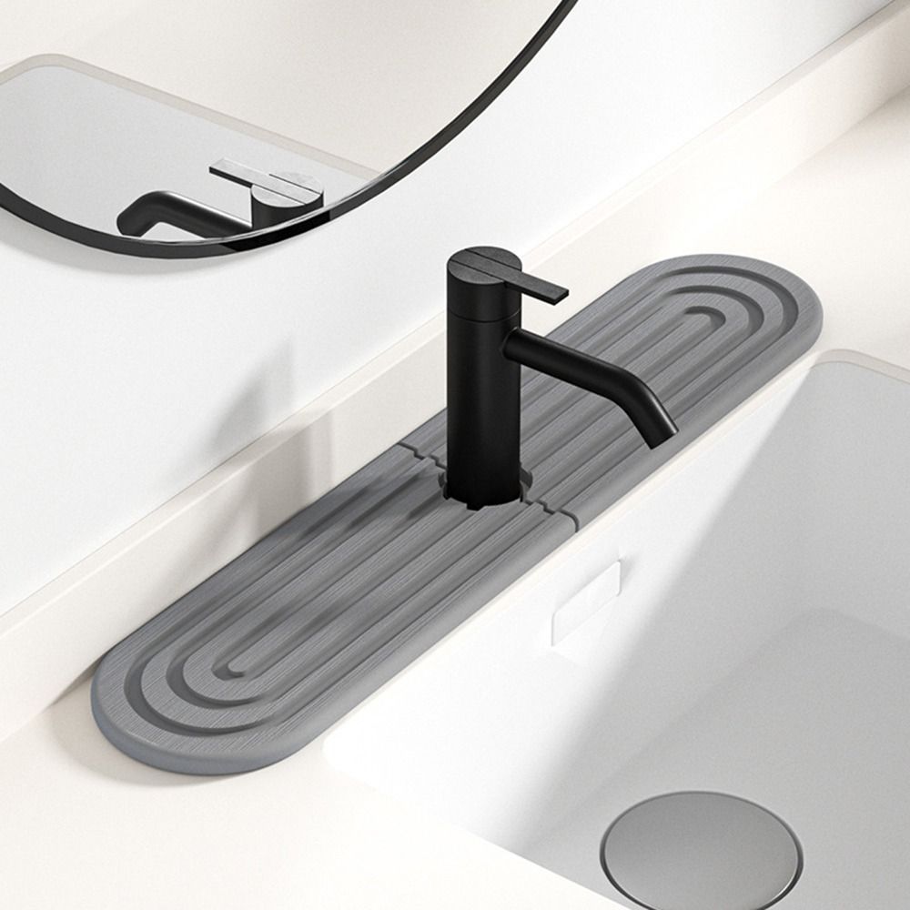 1Pairs Quick Dry Sink Splash Guard Super Absorbent Washbasin Mat Durable Drying Mats Bathroom Dark Grey-40*10cm
1Pairs Quick Dry Sink Splash Guard Super Absorbent Washbasin Mat Durable Drying Mats Bathroom Dark Grey-40*10cm