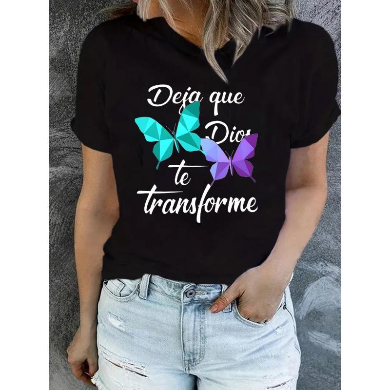 Short-Sleeve T-Shirt for Women Themes, Adorned with Butterfly Designs ,This Casual Round-Neck Shirt Is and Comfortable Year-Round 4XL чорний
Short-Sleeve T-Shirt for Women Themes, Adorned with Butterfly Designs ,This Casual Round-Neck Shirt Is and Comfortable Year-Round 4XL чорний