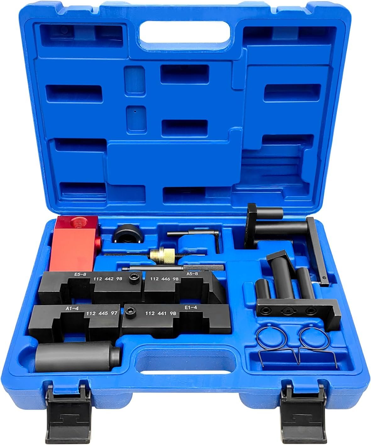 ZKTOOL Инструмент для установки фаз ГРМ Применимо к двигателям M60 M62 VANOS V8 Набор инструментов для фиксации и выравнивания фаз ГРМ с впускным и выпускным распредвалами
ZKTOOL Инструмент для установки фаз ГРМ Применимо к двигателям M60 M62 VANOS V8 Набор инструментов для фиксации и выравнивания фаз ГРМ с впускным и выпускным распредвалами
