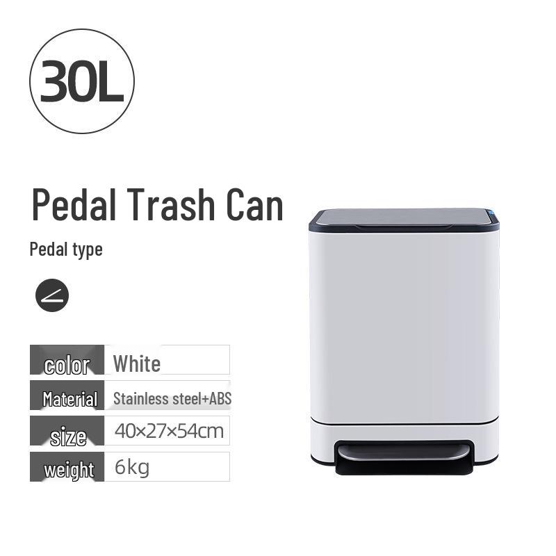 Stainless Steel Pedal Trash Can with Lid for Kitchen, Living Room, Office - Large Size Commercial Bin
Stainless Steel Pedal Trash Can with Lid for Kitchen, Living Room, Office - Large Size Commercial Bin