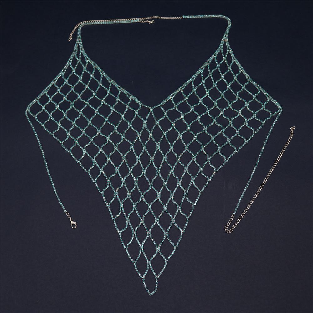 Sexy Long Fringed Body Chain Bra Blue Rhinestone Fashion Exquisite Bikini Breast Chain Top Nightclub Clothing Women
Sexy Long Fringed Body Chain Bra Blue Rhinestone Fashion Exquisite Bikini Breast Chain Top Nightclub Clothing Women
