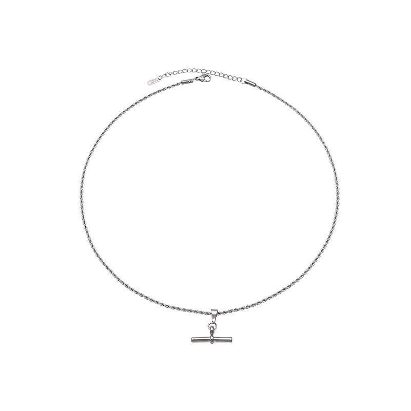 Hip-Hop 18K Gold Niche Pendant Jewelry Women S Personality Trend Titanium Steel T-Shaped Pendant Necklace
Hip-Hop 18K Gold Niche Pendant Jewelry Women S Personality Trend Titanium Steel T-Shaped Pendant Necklace