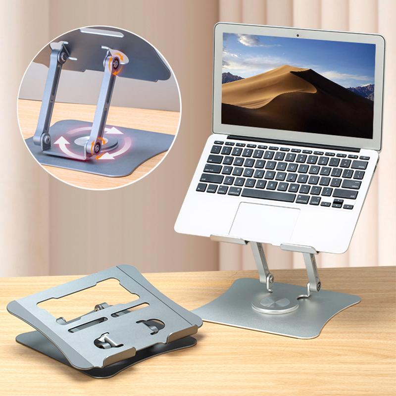 G69 Aluminum Alloy Foldable Laptop Bracket Heat Dissipation Rotatable Notebook Desktop Stand Silver
G69 Aluminum Alloy Foldable Laptop Bracket Heat Dissipation Rotatable Notebook Desktop Stand Silver