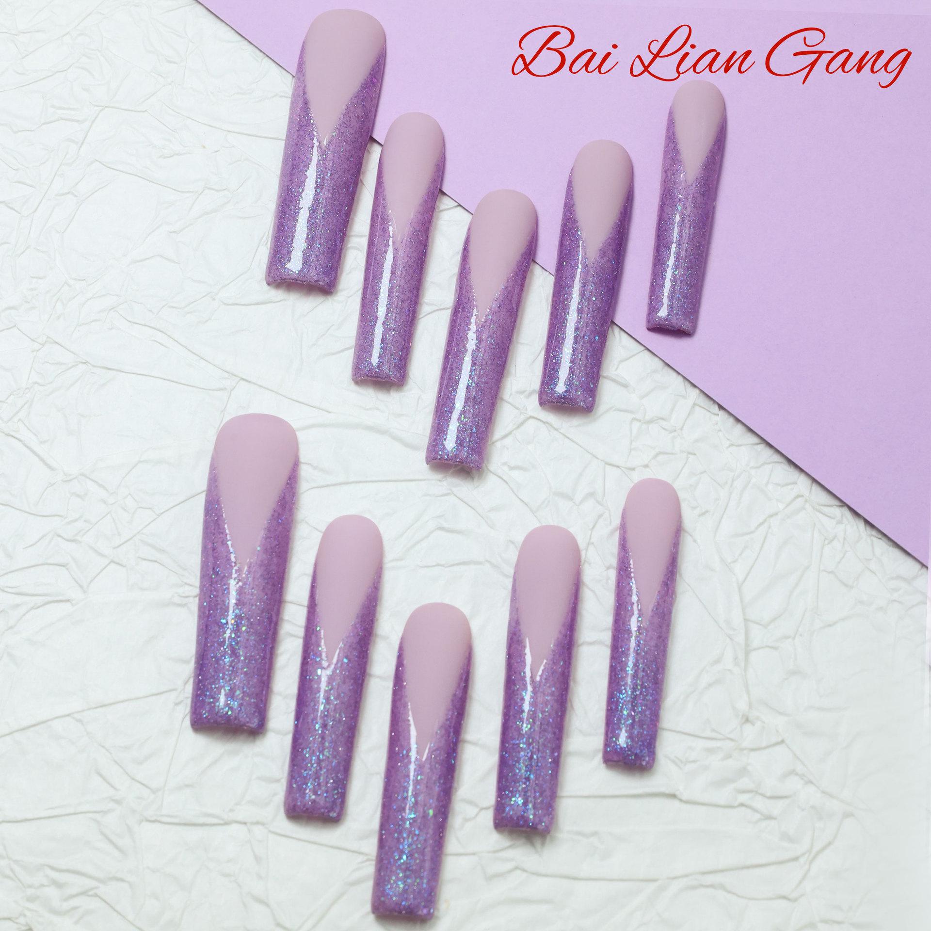 Refined European & American Style Dark Sweet Long Tube Handmade Wearable Steel Nails Large
Refined European & American Style Dark Sweet Long Tube Handmade Wearable Steel Nails Large