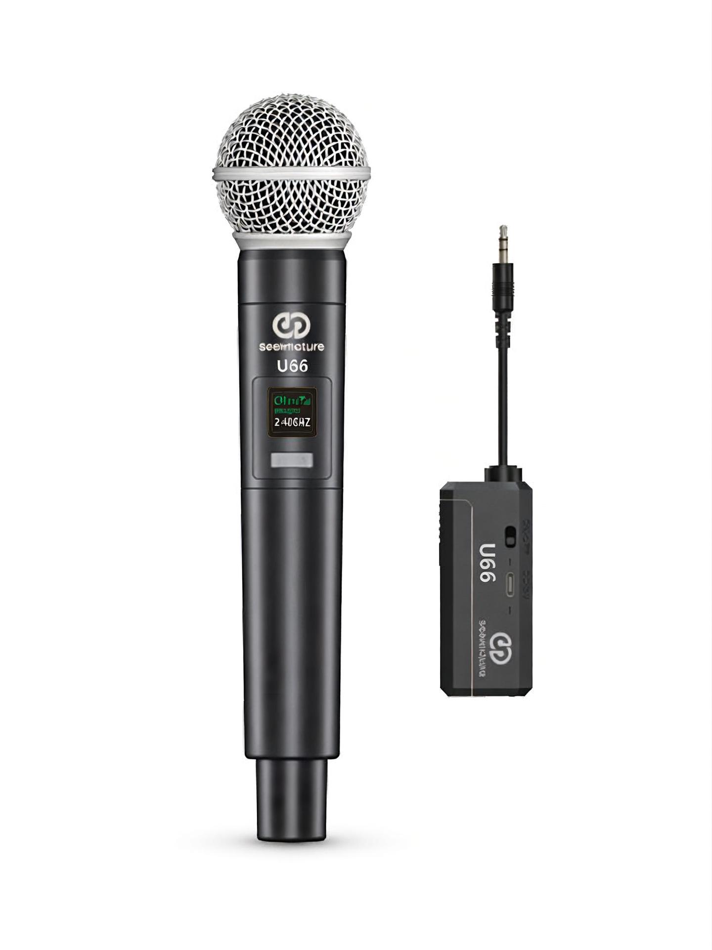 Senran U66 Wireless Microphone with Sound Card for Outdoor Live Broadcasts
Senran U66 Wireless Microphone with Sound Card for Outdoor Live Broadcasts