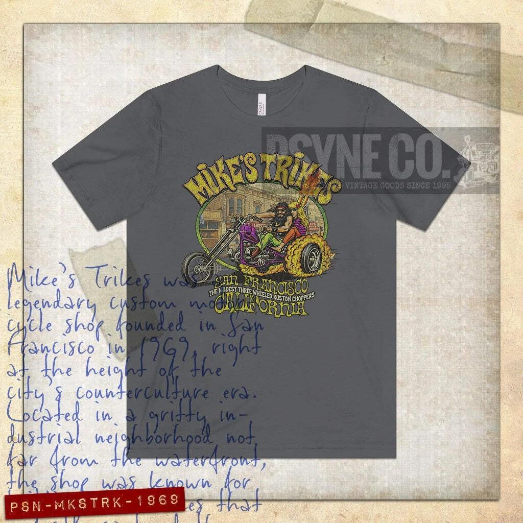 Mike s Trikes San Francisco 1969 Vintage Men s T shirt 3XL
Mike s Trikes San Francisco 1969 Vintage Men s T shirt 3XL