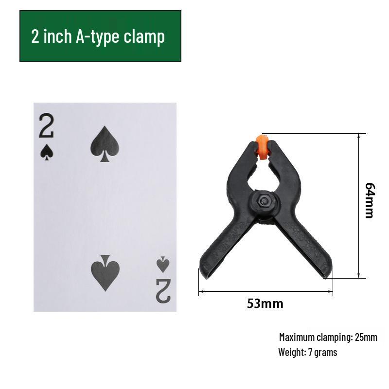 Nylon A-Type Plastic Clamp for Woodworking & Photography
Nylon A-Type Plastic Clamp for Woodworking & Photography